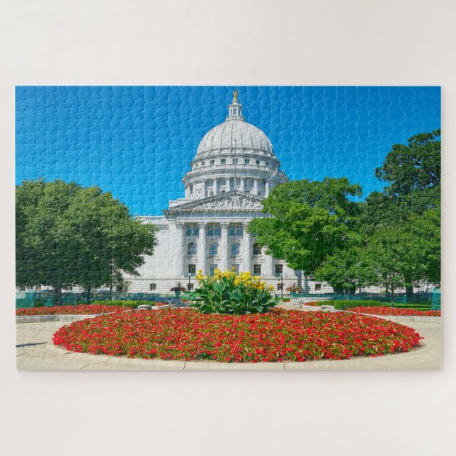 We love Madison Wisconsin. Jigsaw Puzzle (Horizontal)