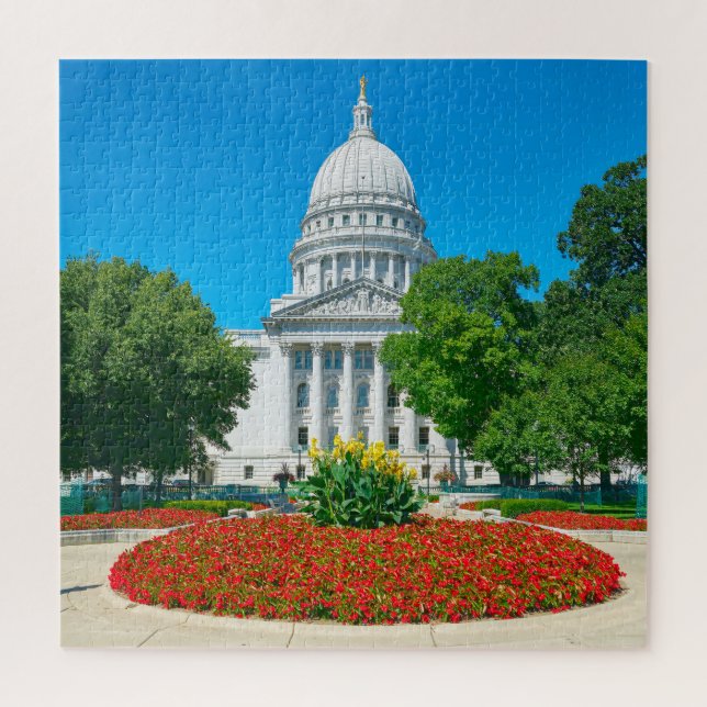 We love Madison Wisconsin. Jigsaw Puzzle (Vertical)