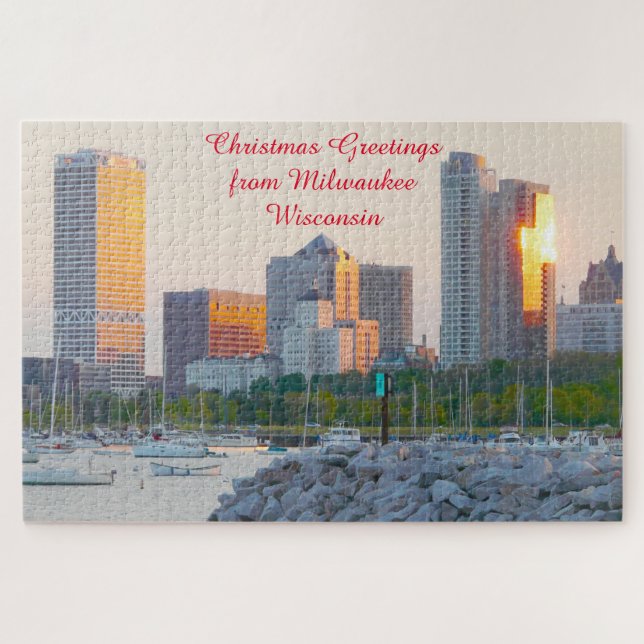 We love Milwaukee Wisconsin. Jigsaw Puzzle (Horizontal)