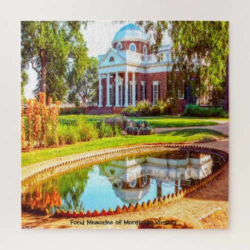 We Love  Monticello Virginia Jigsaw Puzzle