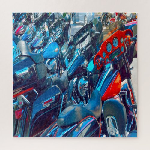 We Love Motorcycles in Florida Jigsaw Puzzle