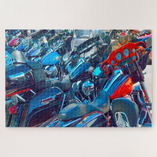 We Love Motorcycles in Florida Jigsaw Puzzle