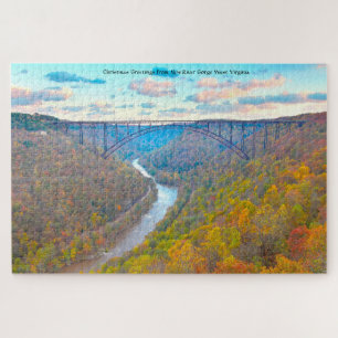 We love New River Gorge West Virginia. Jigsaw Puzz Jigsaw Puzzle