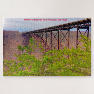 We love New River Gorge West Virginia. Jigsaw Puzz Jigsaw Puzzle