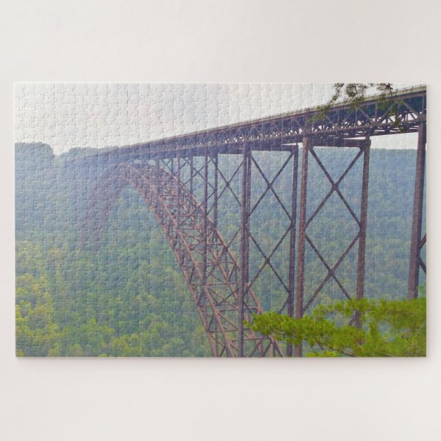 We love New River Gorge West Virginia. Jigsaw Puzzle (Horizontal)