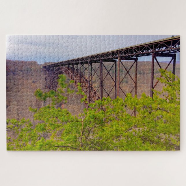We love New River Gorge West Virginia. Jigsaw Puzzle (Horizontal)