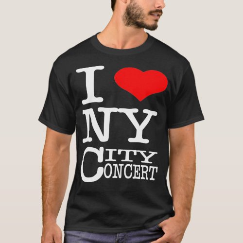 We Love NYC Concert  T_Shirt