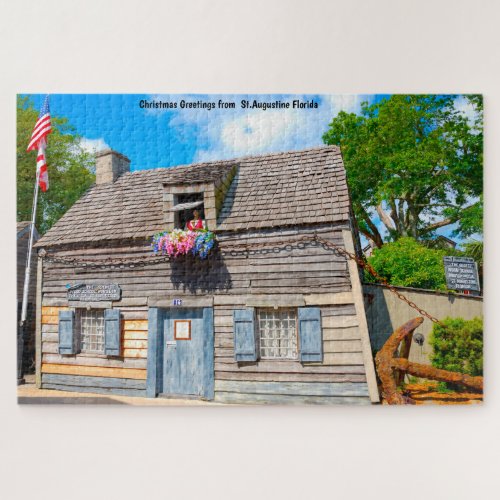 We Love Old School House St Augustine Florida Jig Jigsaw Puzzle