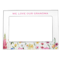 We Love our Grandma Wildflower Magnetic Frame