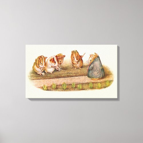 We Love Our Little Garden Guinea Pigs Canvas Print