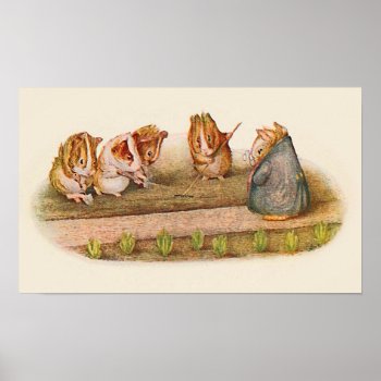 We Love Our Little Garden Guinea Pigs Poster by kidslife at Zazzle