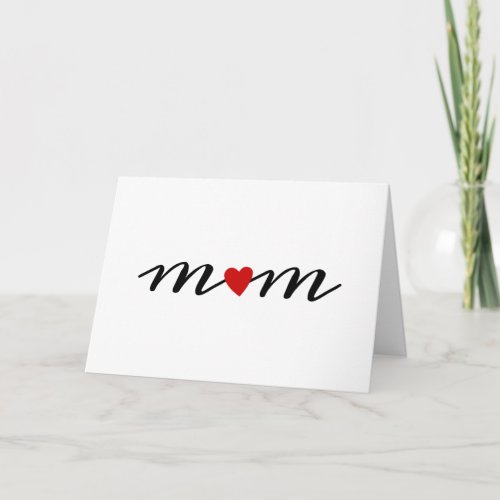 We Love Our Mom  Happy Mothers Day Card