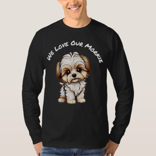 We Love Our Morkie Mens T_Shirt