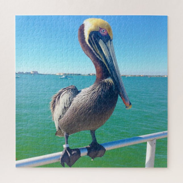 We Love Pelicans in Florida Jigsaw Puzzle (Vertical)