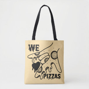We Love Pizzas - Pizza Love - ASL ILY Obsession De Tote Bag