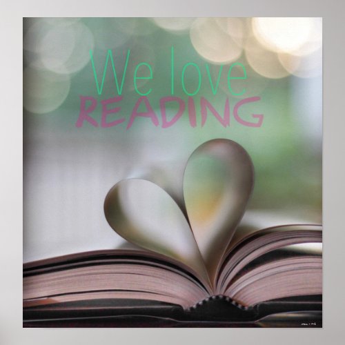 We Love Reading Classroom Poster
