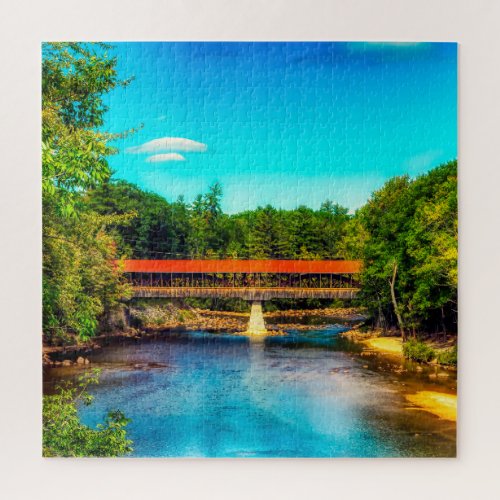 We love Saco River New Hampshire Jigsaw Puzzle