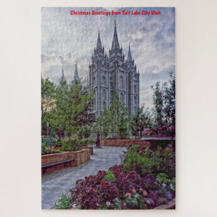 We Love Salt Lake City Utah Jigsaw Puzzle