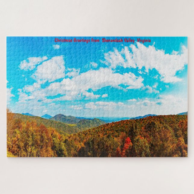 We love Shenandoah Valley  Virginia. Jigsaw Puzzle (Horizontal)