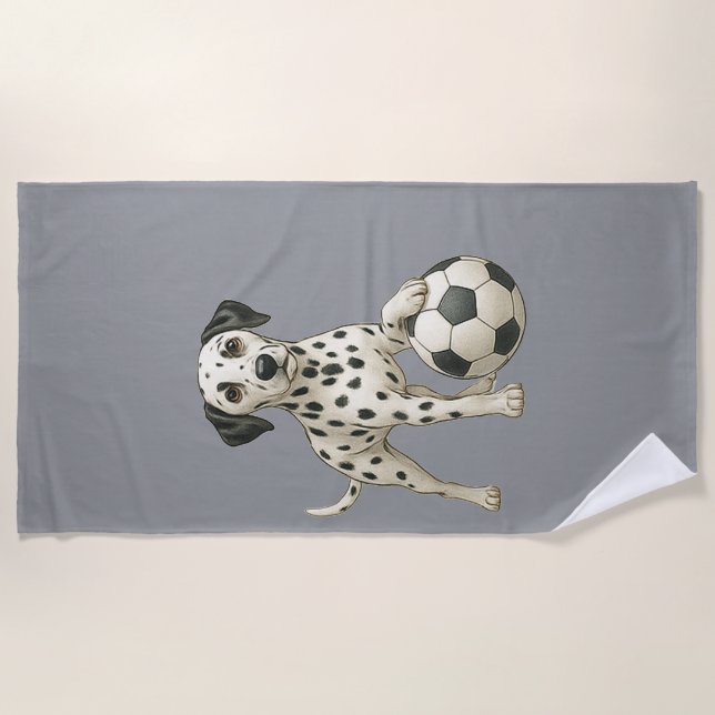 we love sports beach towel (Front)