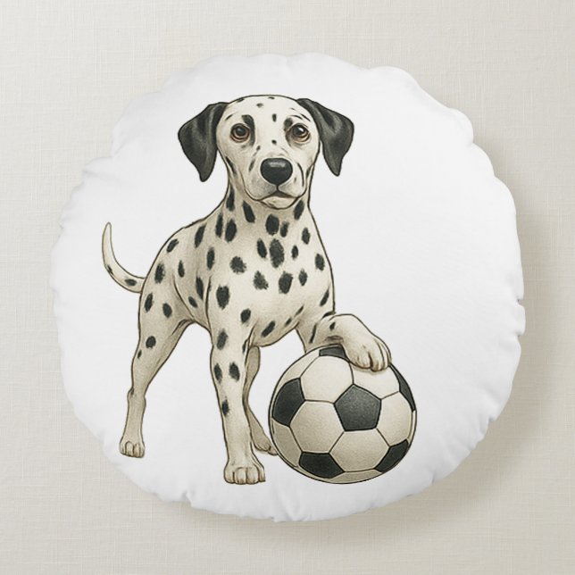 we love sports round pillow (Front)