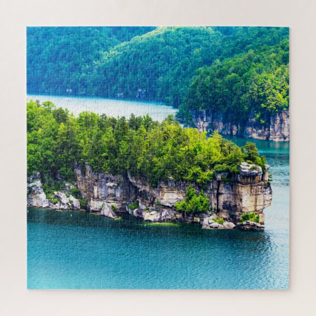 We love Summerville Lake West Virginia. Jigsaw Puzzle (Vertical)