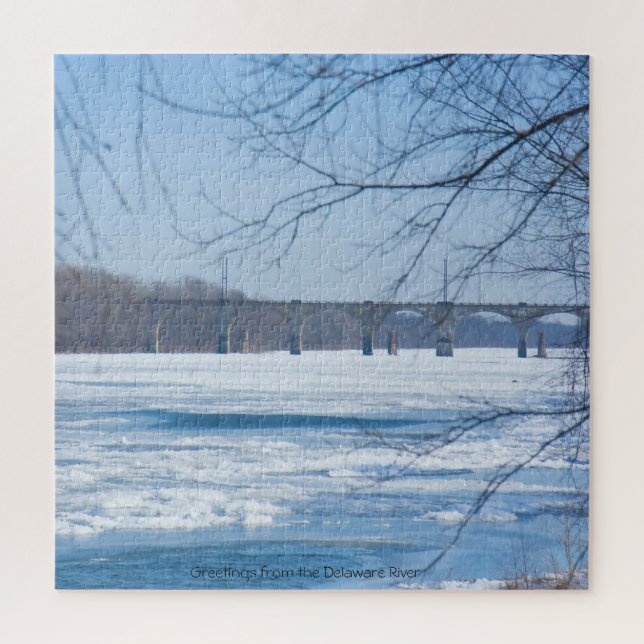 We Love the Delaware River Jigsaw Puzzle (Vertical)
