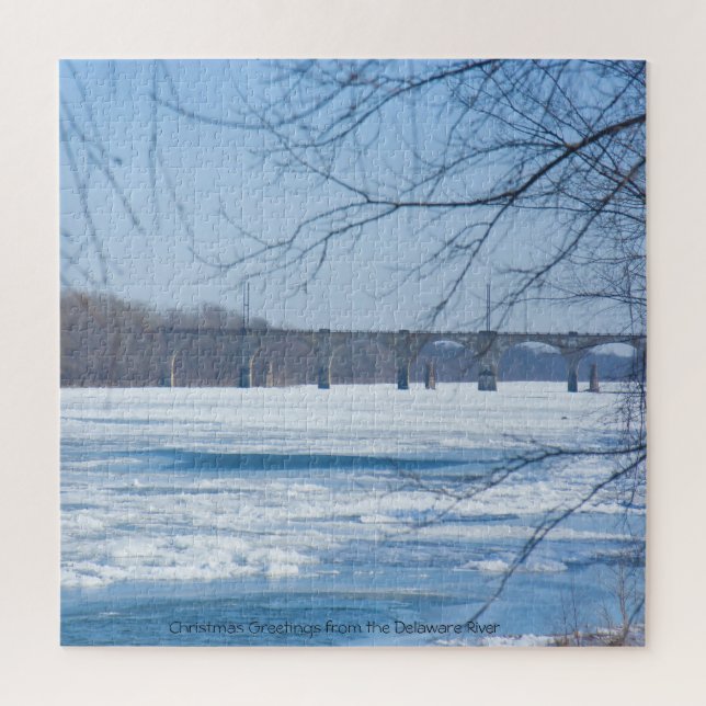 We Love the Delaware River Jigsaw Puzzle (Vertical)