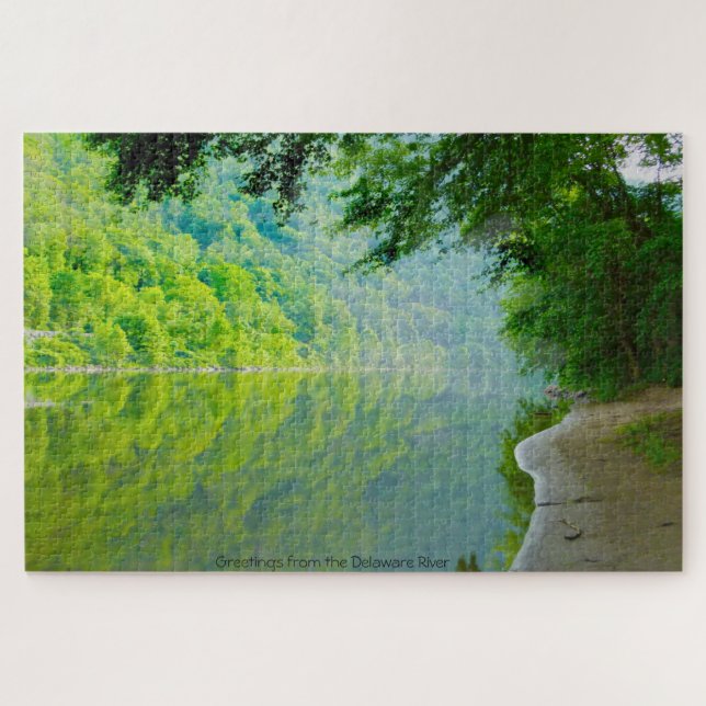 We Love the Delaware River Jigsaw Puzzle (Horizontal)