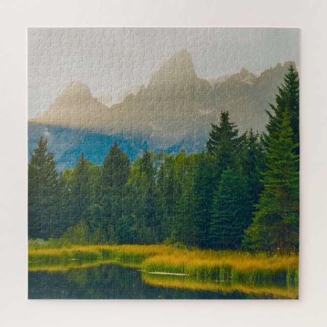 We Love  The Grand Teton's Wyoming. Jigsaw Puzzle (Vertical)