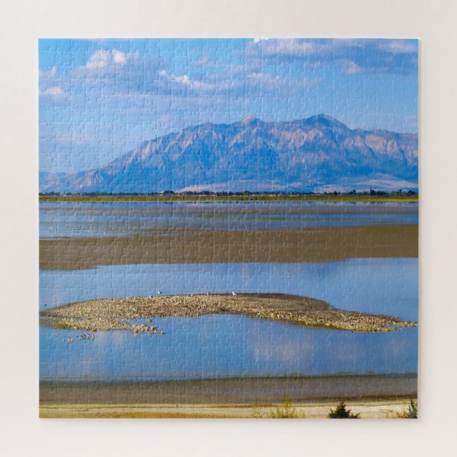 We Love The Great Salt Lake Utah Jigsaw Puzzle (Vertical)