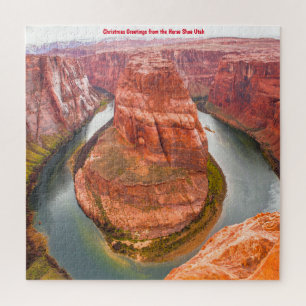 We Love The Horse Shoe Utah Jigsaw Puzzle