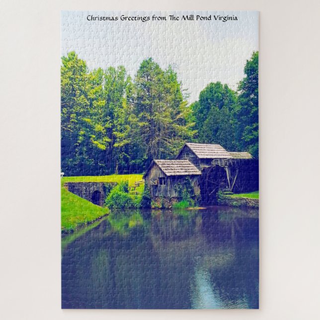 We love  The Mill Pond Virginia. Jigsaw Puzzle (Vertical)