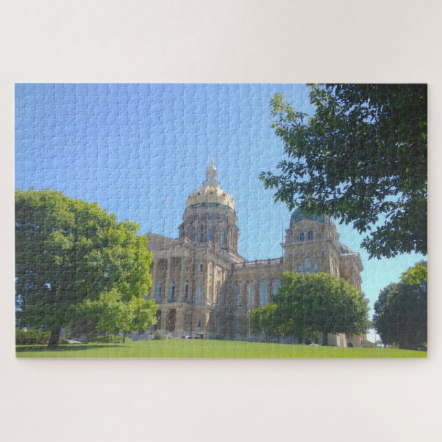 We love The State Capital in Iowa. Jigsaw Puzzle (Horizontal)