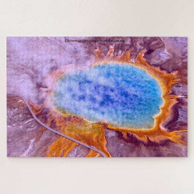 We love Thermal Springs Wyoming. Jigsaw Puzzle (Horizontal)