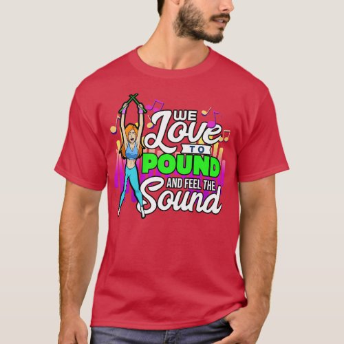 We love to pound Pound Fitness Workout T_Shirt