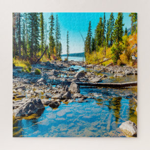 We Love Tranquility Lake Wyoming. Jigsaw Puzzle