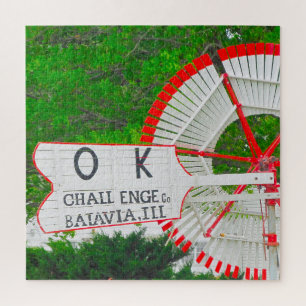 We love Vintage Windmills Iowa. Jigsaw Puzzle