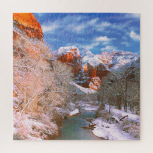We Love Virgin River Zion Park Utah Jigsaw Puzzle