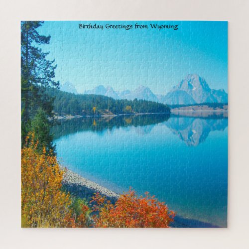 We Love  Wyoming Jigsaw Puzzle