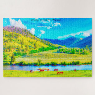 We love Wyoming Jigsaw Puzzle