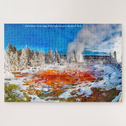 We love Yellowstone National Park Jigsaw Puzzle