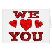 We Love You (Front Horizontal)