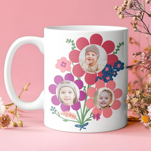 We Love You Bunches Custom photo gift mug for mom