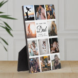 We Love you DAD Modern Trendy Elegant Father's Day Plaque<br><div class="desc">We love you Dad!
 A beautiful,  modern Father's Day gift: A trendy custom Instagram photo collage plaque with your personal message and names for the best dad ever.</div>