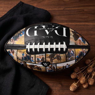 We Love You Dad Personalized Father Photo Collage  Football