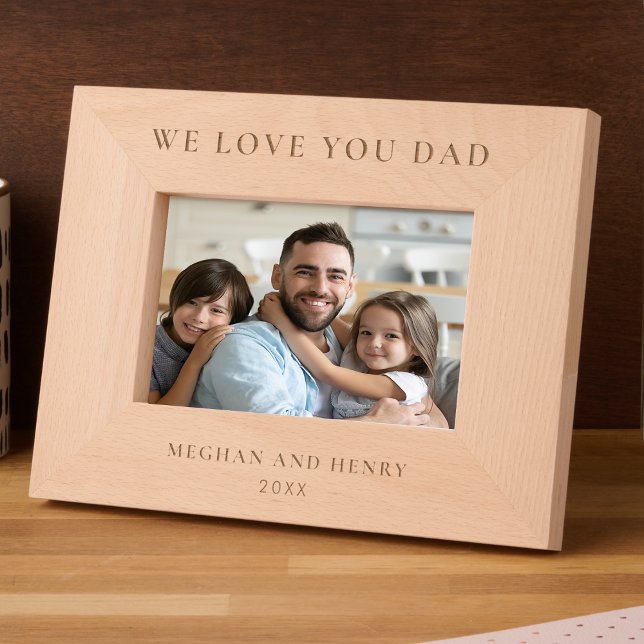 We Love You Dad Personalized Photo Frame Gift (Creator Uploaded)