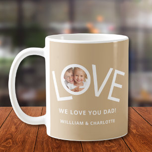 We love You Dad Photo Coffee Mug