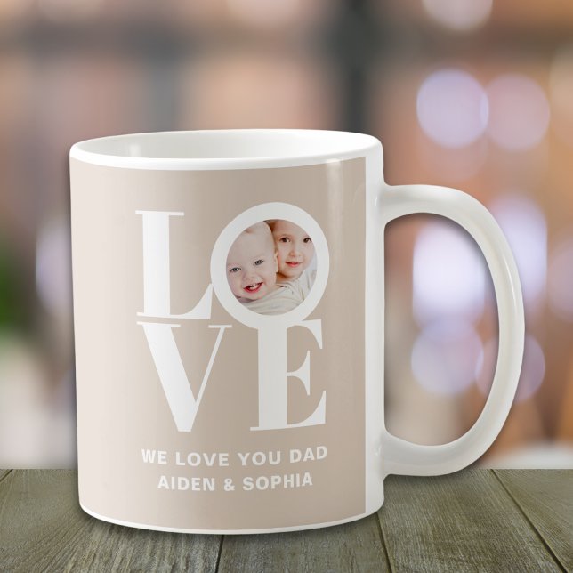 We Love You Dad Photo Coffee Mug (Creator Uploaded)