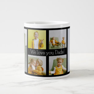We Love You Dada 6 Photo  Giant Coffee Mug